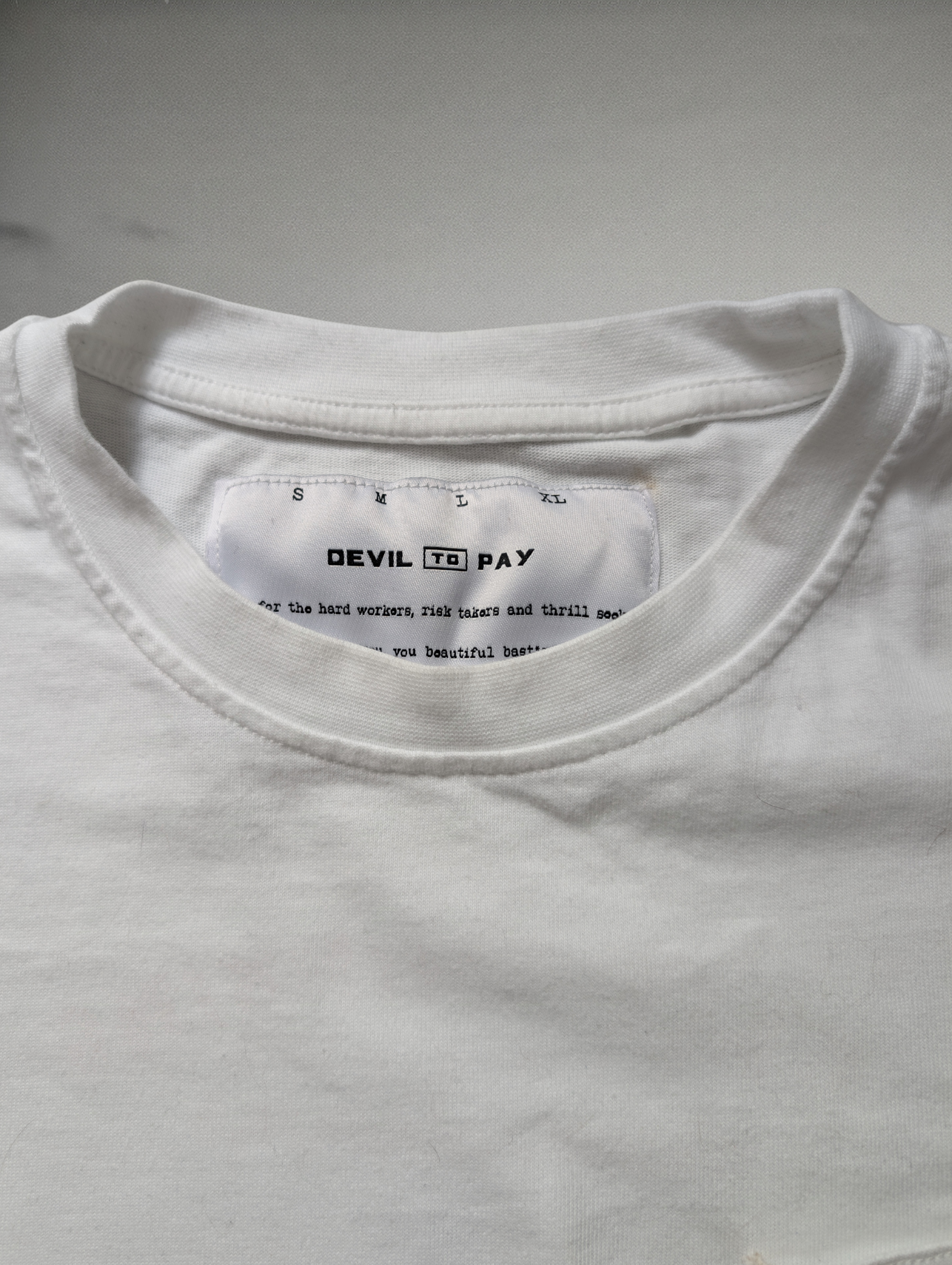 'Fast Thinking' T-Shirt - White