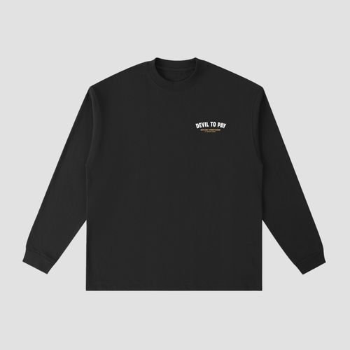 'High 'N Dry' Longsleeve T-shirt - Black