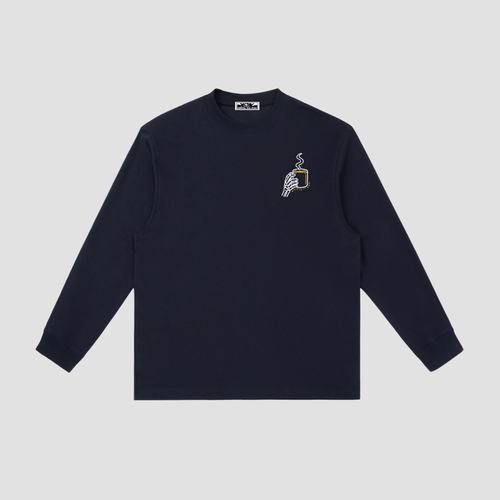 'Wouldn't Change' Longsleeve T-shirt - Navy Blue