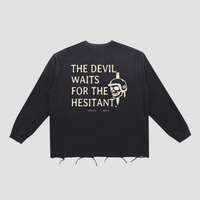 The 'Devil Waits' Distressed Longsleeve T-shirt