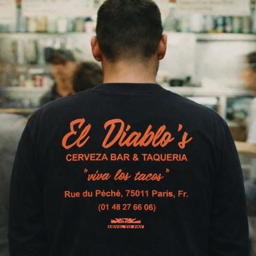 'El Diablo's' Longsleeve T-Shirt - Black