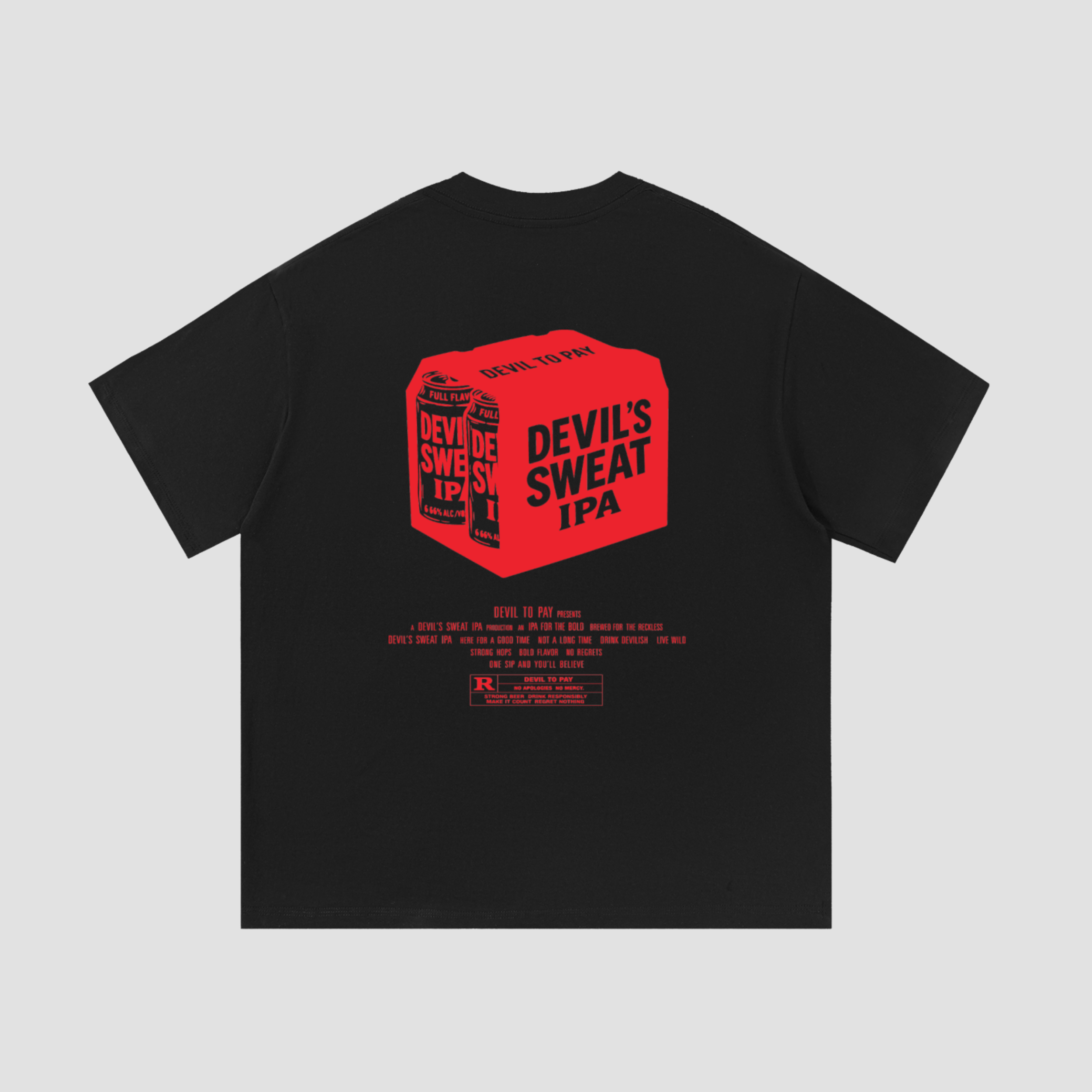 'Devil's IPA' T-Shirt - Black