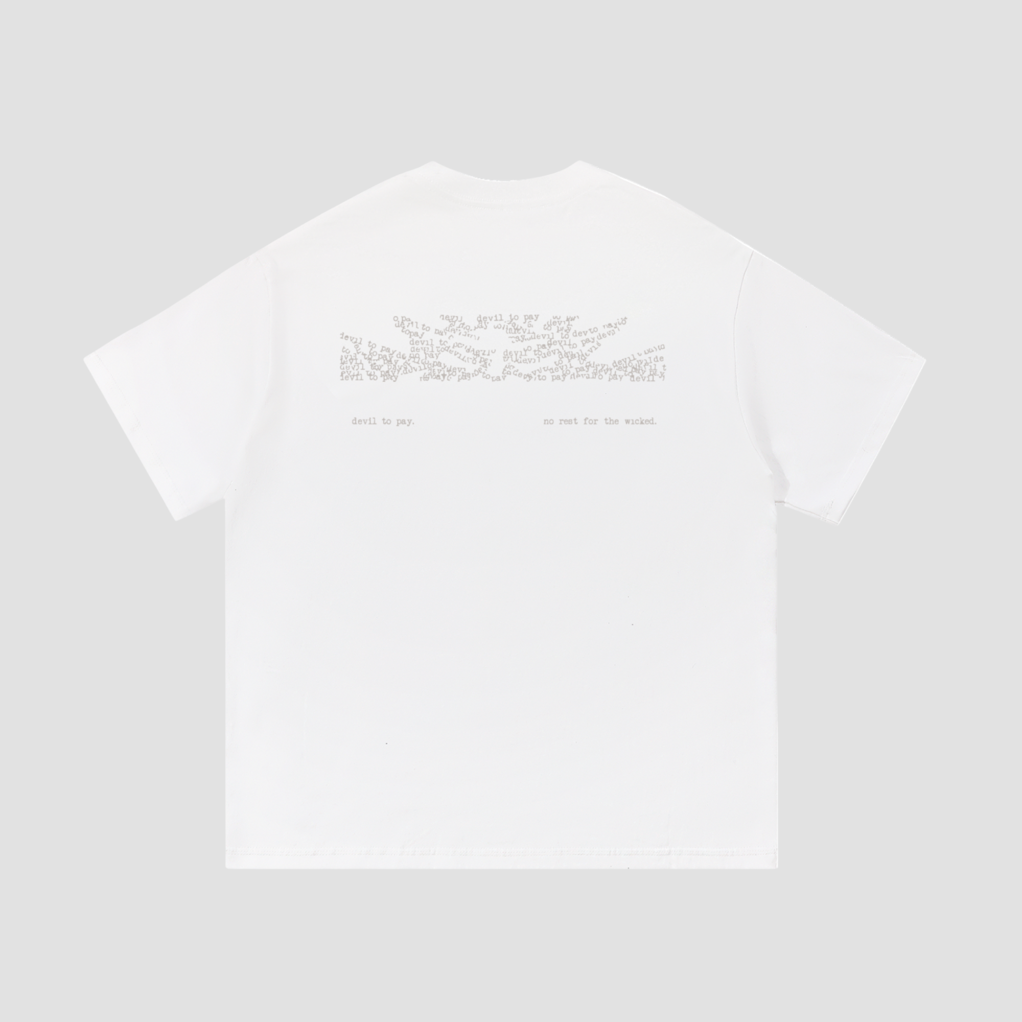 'Late Night Memo' T-Shirt - White