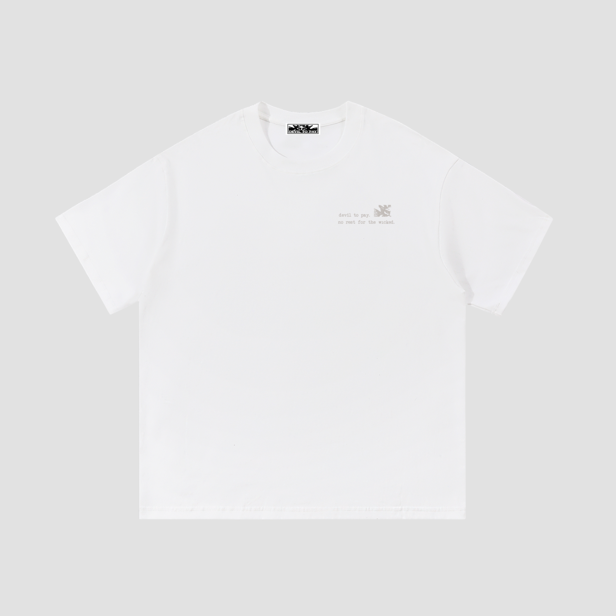 'Late Night Memo' T-Shirt - White