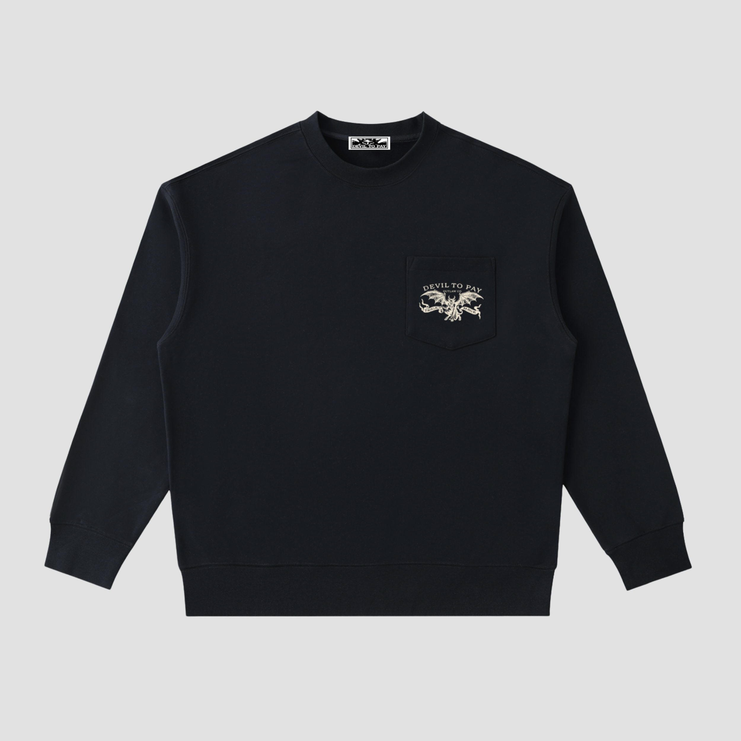 017 - Patch Pocket Crewneck