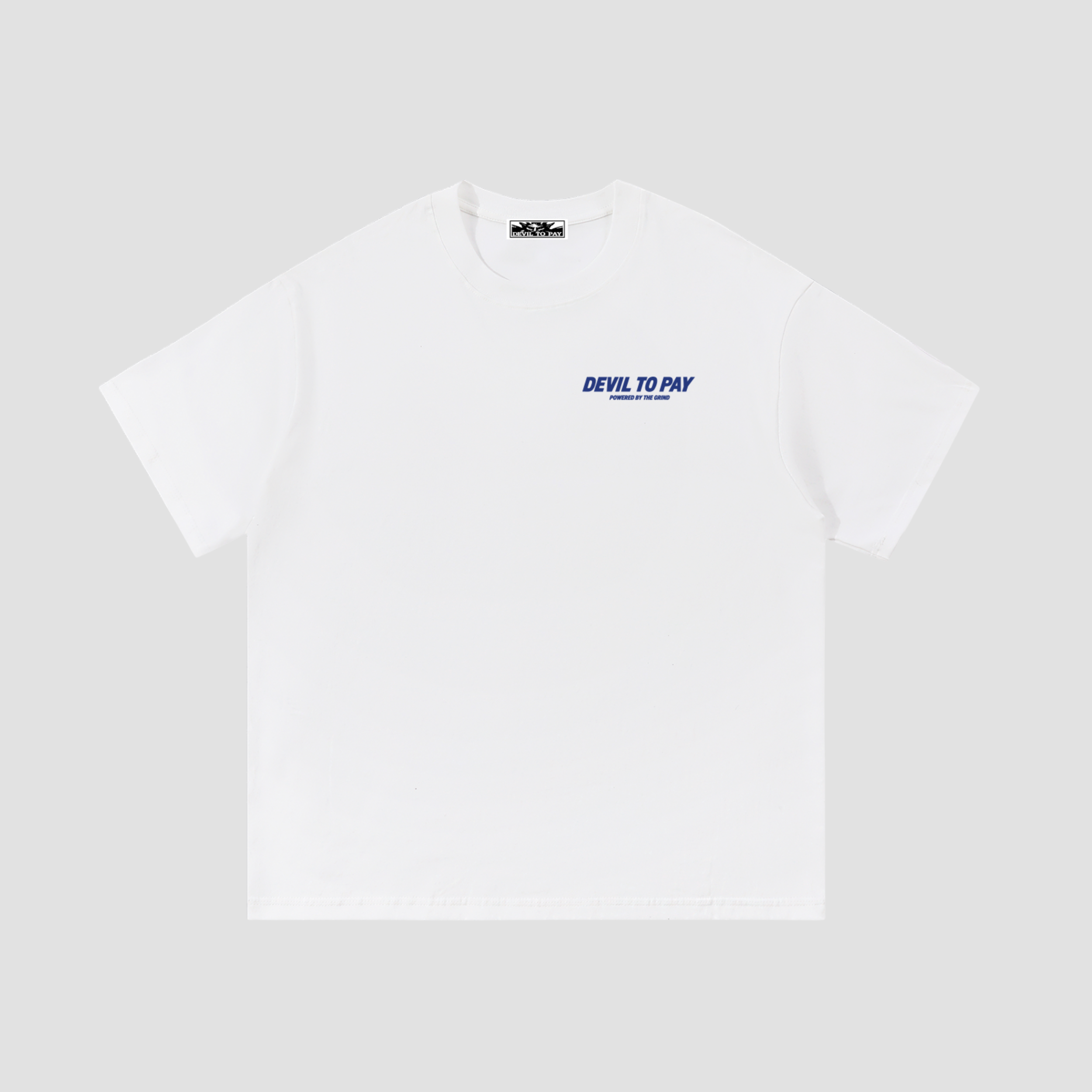'Fueled By Grit' T-Shirt - White