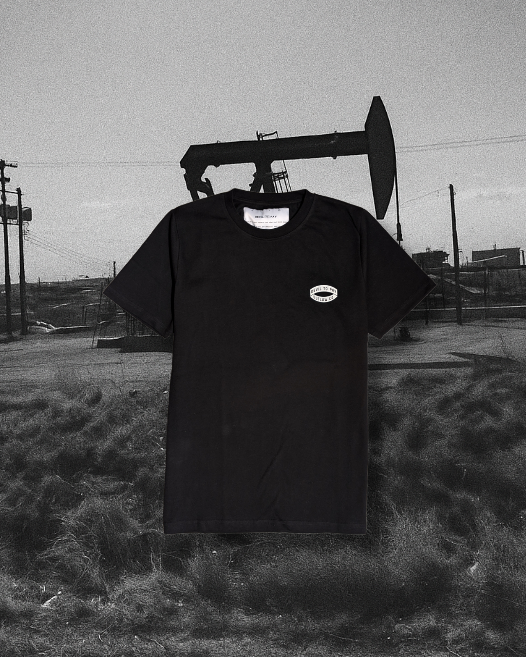 T-shirt Outlaw Co. - Noir