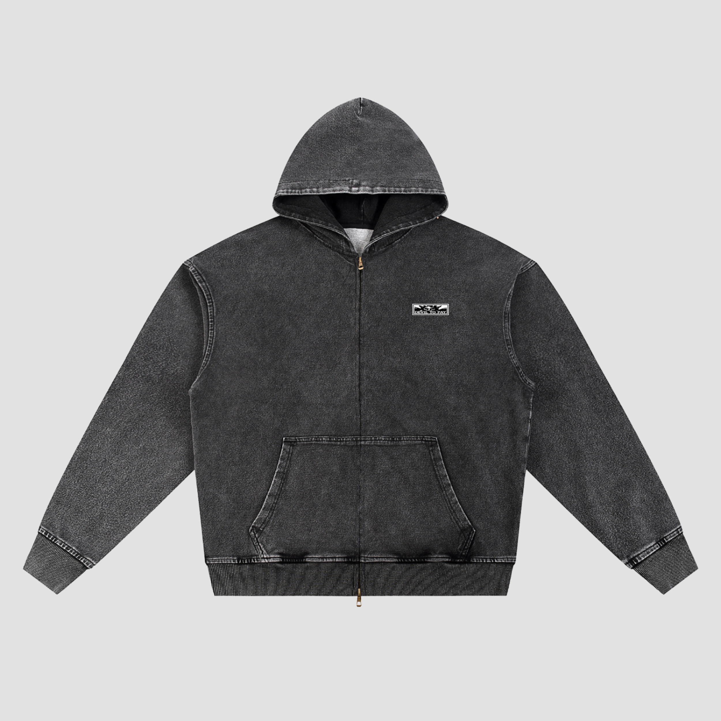 021 - 'Worn Hard' Oversized Hoodie