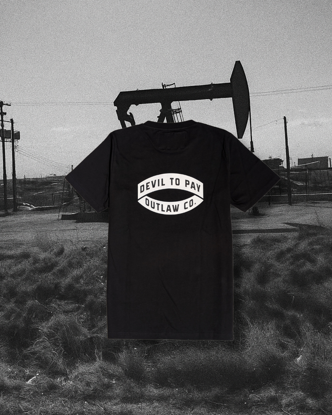 T-shirt Outlaw Co. - Noir