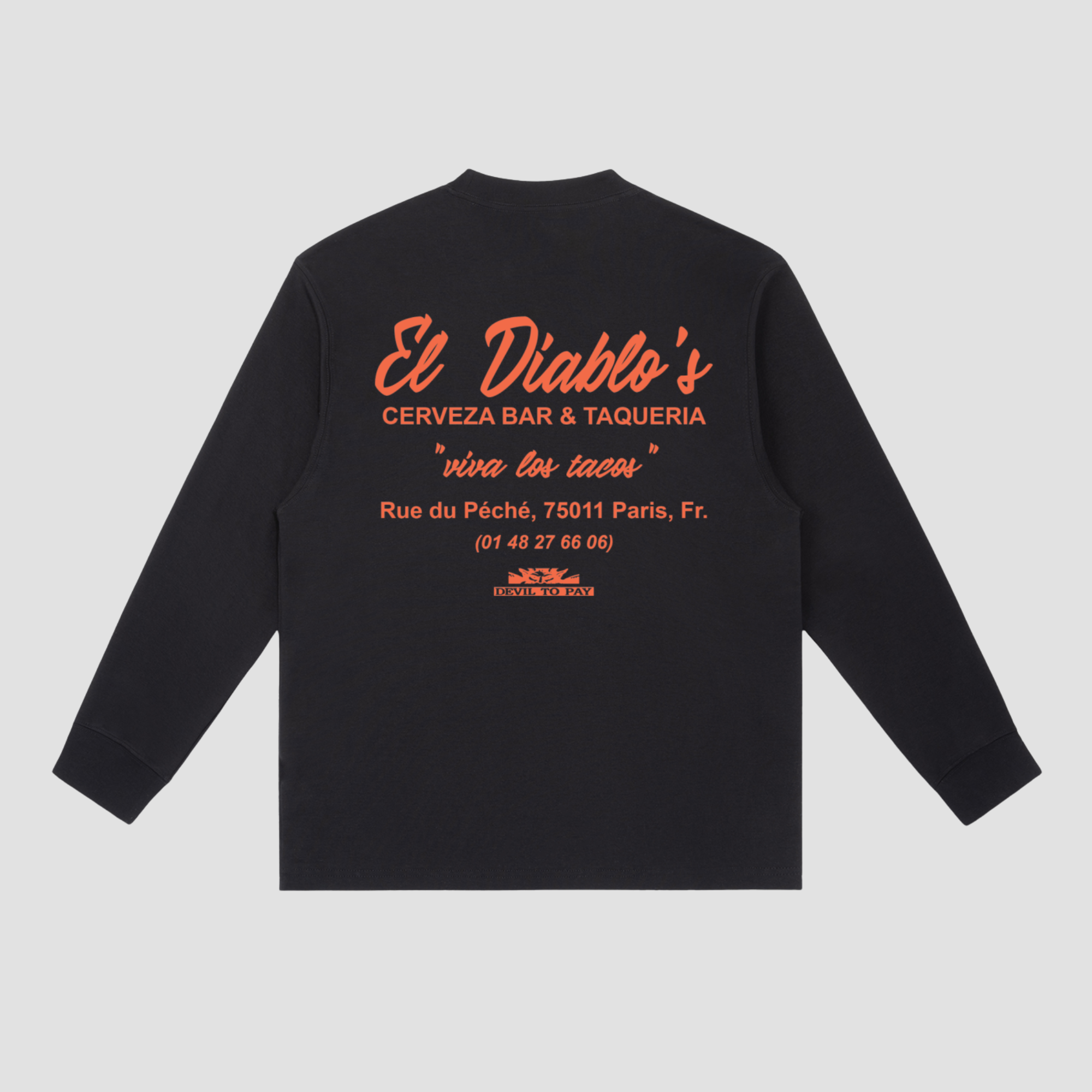 'El Diablo's' Longsleeve T-Shirt - Black