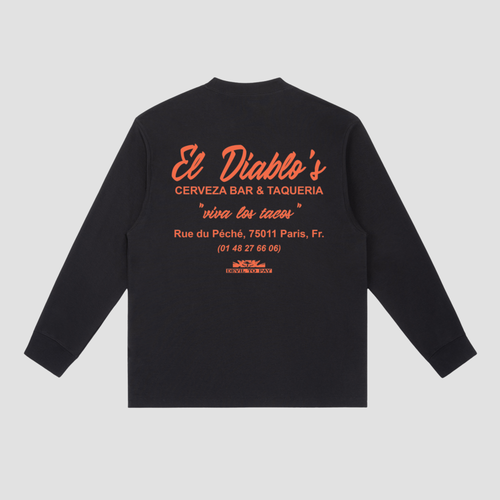 'El Diablo's' Longsleeve T-Shirt - Black