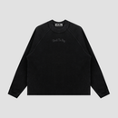 '013' Waffle Longsleeve T-Shirt - Vintage Black