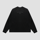 '013' Waffle Longsleeve T-Shirt - Vintage Black