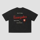 The 'Renegades' Boxy T-Shirt - Washed Black