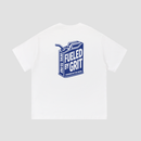 'Fueled By Grit' T-Shirt - White