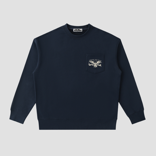 017 - Patch Pocket Crewneck