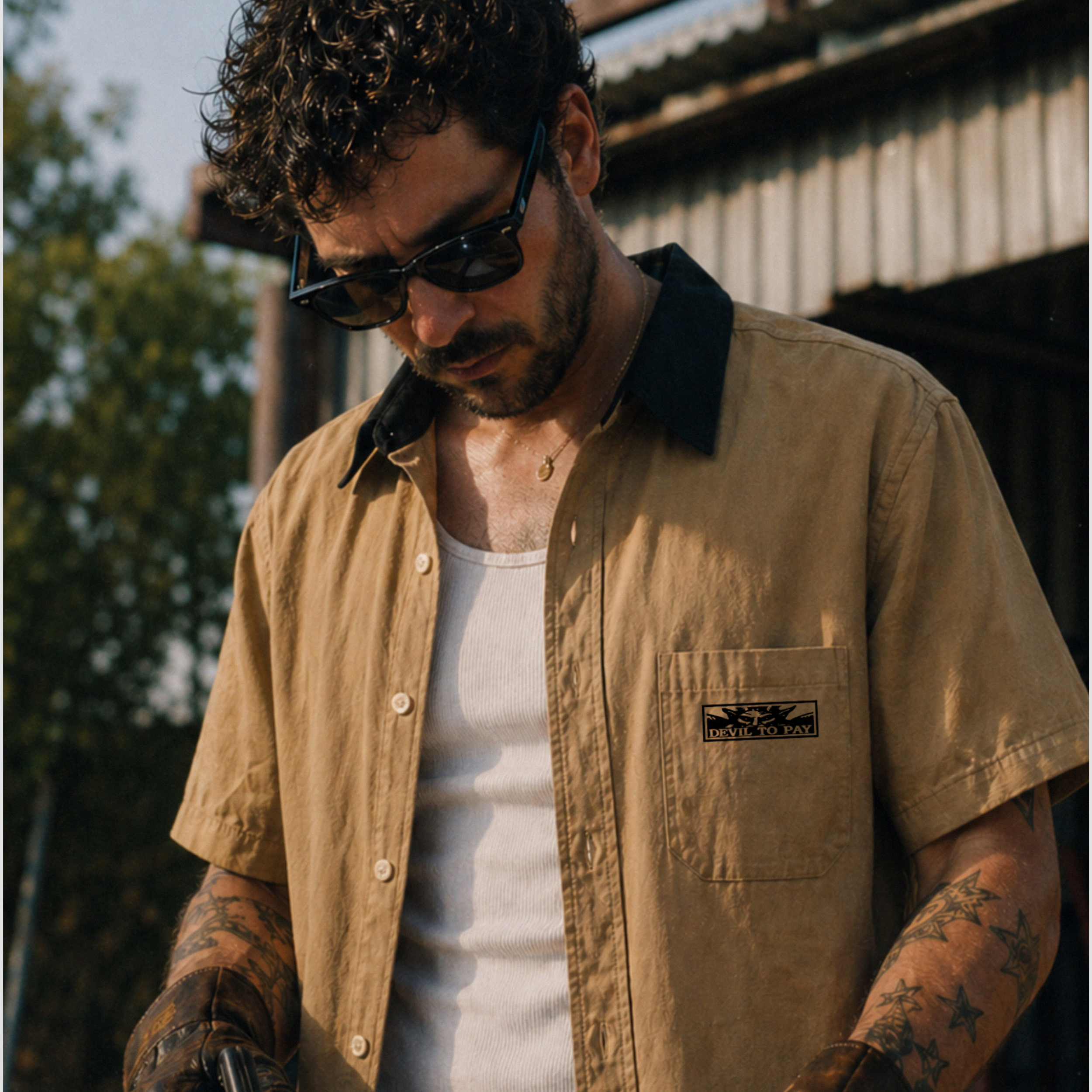 'Soft Hands' Work Shirt - Brown