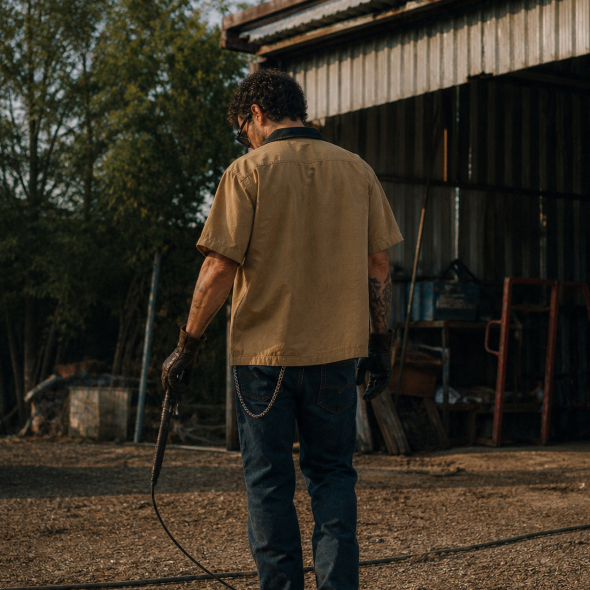 'Soft Hands' Work Shirt - Brown