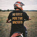 'No Rest' T-Shirt - Black