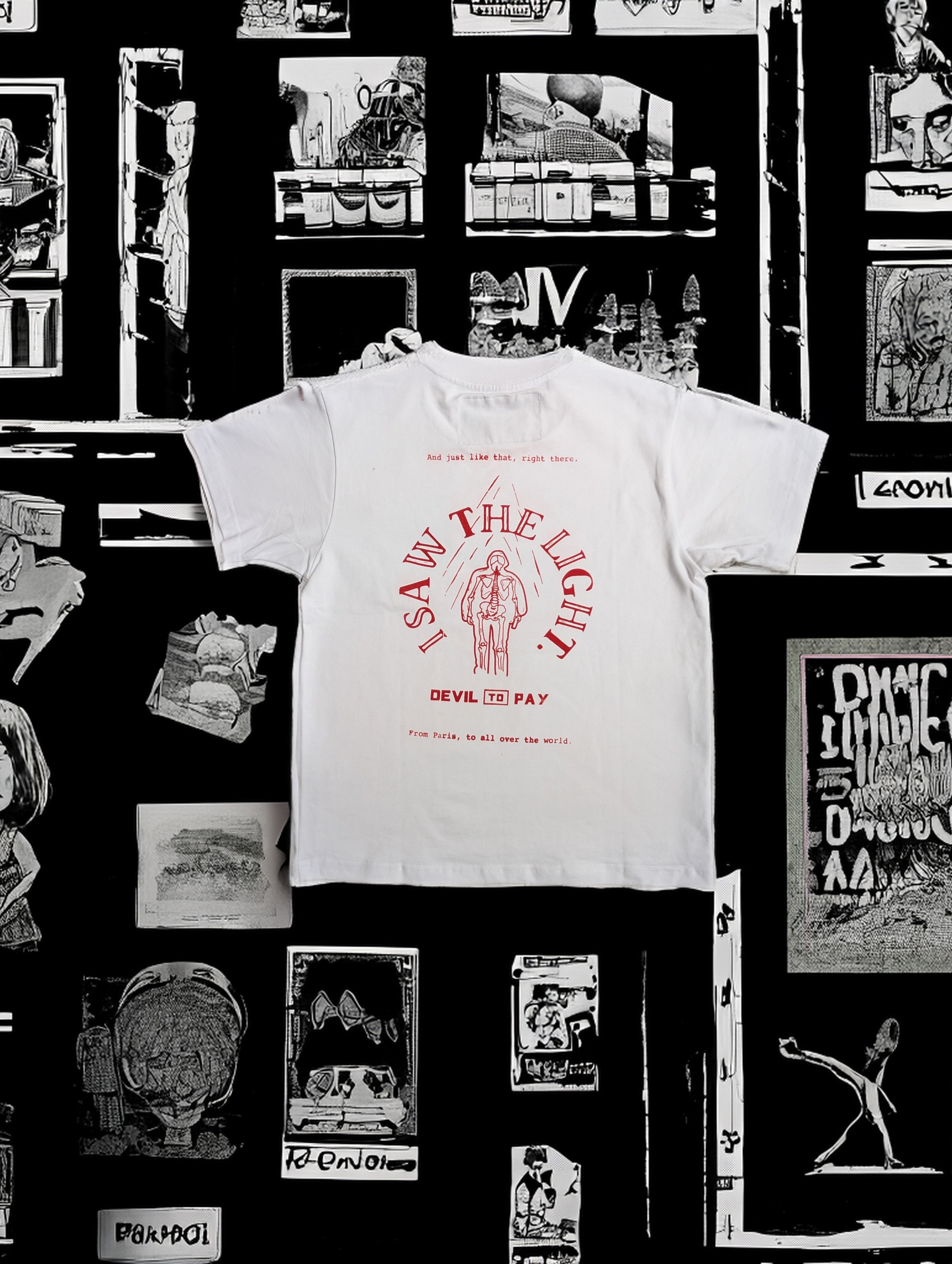 'I Saw The Light' T-Shirt - White