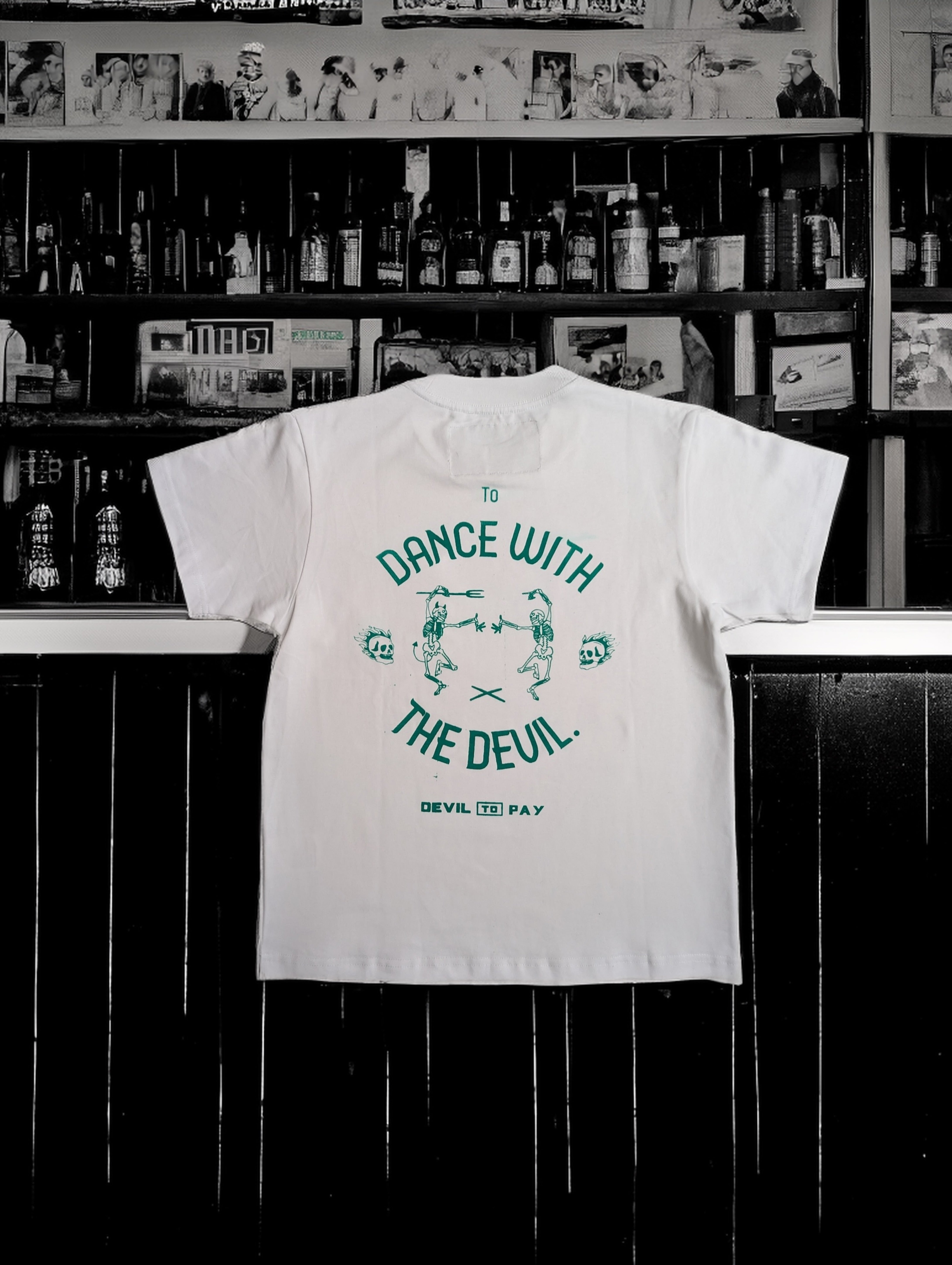 'To Dance With The Devil' T-Shirt - White