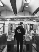 T-shirt à manches longues oversize - Noir. 