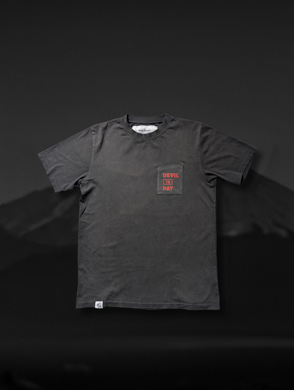 'Can't Stop' T-Shirt - Vintage Black