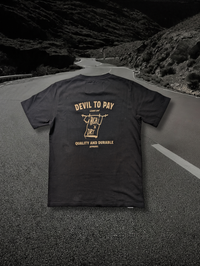 'High And Dry' T-Shirt- Black