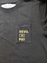 'High And Dry' T-Shirt- Black