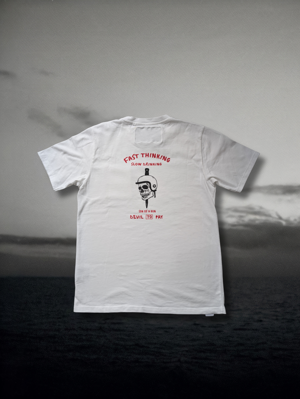 'Fast Thinking' T-Shirt - White