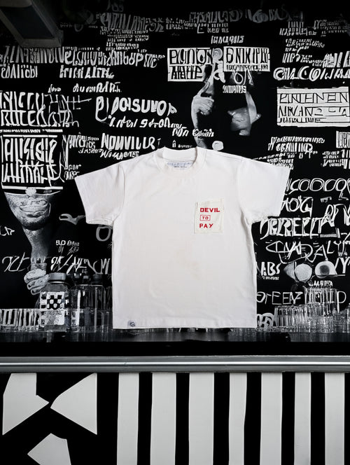 T-shirt « J'ai vu la lumière » - Blanc